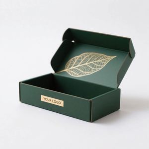 Customized Logo Matt Lamination Embossing <b>Gold</b> Foil Eco-Friendly Recyclable Luxury <b>Clothes</b> Postal Mailing Corrugated Board Rigid - Product Image 1