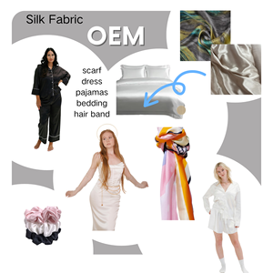 Maßge schneider ter bedruckter Bio-Seiden <span class=keywords><strong>satin</strong></span> stoff Maschinen wasch bar & für hochwertige Mädchen bekleidung und maßge schneiderte Nachtwäsche kleider - Product Image 4