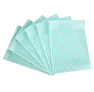 Vente en gros de torchons de cuisine en bambou non tissé en rayonne jetables imprimés sur mesure, torchon suédois - Product Image 1