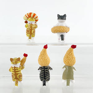 Mofusand Series <span class=keywords><strong>Arty</strong></span> Cartoon Cat Action Figure Vente en gros 5-7cm PVC Anime Toys Figurine à collectionner Cadeaux promotionnels - Product Image 5