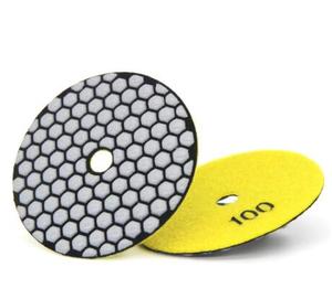 Đế đánh bóng đá khô bằng kim cương mềm dẻo 100 mm, đĩa đánh bóng đá, độ sáng nhanh và bền, nhà sản xuất Trung Quốc - Product Image 3