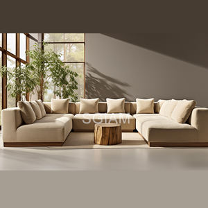Sofá Seccional en L Estilo Americano Tufted, Muebles para el Hogar, Venta Caliente Sigma 2026, Tela Chesterfield Personalizada para Sala de Estar <span class=keywords><strong>Soho</strong></span> - Product Image 5