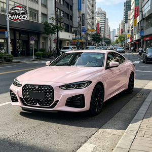 NIKO Film PET Lilac <b>Pink</b> Purple Color Changing Anti Scratch UV Proof Car Vinyl Body Sticker - Product Image 1