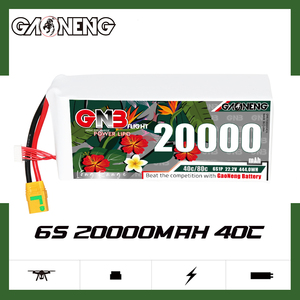 GAONENG GNB 6S 22.2V 20000mAh 20AH 40C 80C XT90S RC LiPo Batterie Large FPV Drone Agriculture Quadcopter UAV Avion - Product Image 3