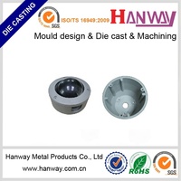 Boîtier de caméra de sécurité en aluminium moulé sous pression, fabrication Guangdong, pièce moulée sous pression pour caméra CCTV