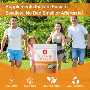 Compléments alimentaires en gros D3+K2 en gélules molles, soutient l'immunité et la santé cardiaque, vitamines pour adultes, compléments alimentaires OEM/ODM - Product Image 5