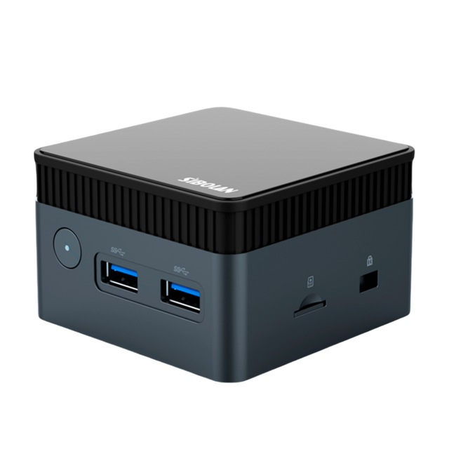 2024 Factory Direct Intel 4-Core N100 Mini PCs with Win11 Host Portable LED Display for Home Office New Small Computer