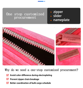 Usine en gros 3 #4 #5 #7 #8 #10 # or et argent or dents galvanoplastie dents par rouleau sacs <span class=keywords><strong>valise</strong></span> Nylon fermeture éclair rouleau - Product Image 6