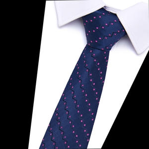 Men's Formal Business Floral Polyester Silk Jacquard <b>Tie</b> Quick Dry Gift - Product Image 6