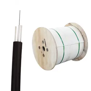 Outdoor GYFXY GYXY 2 4 8 12 24 core 1KN aerial FRP Steel wire drop cable / fiber optic cable price