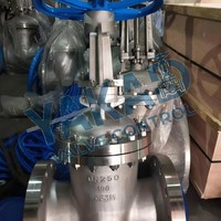 Vanne à opercule en acier inoxydable pour vapeur haute température, à joint ouvert (OS&Y), à joint flexible, à joint à coin, à joint à bords frais (RF), PN40
