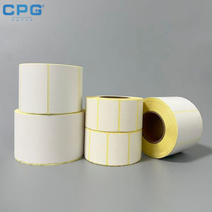 Custom Print 3x5 4x6 Inch High Sensitivity Thermal Sticker Roll Warehouse Goods Sorting Dispatch Waybill Barcode Labels - Product Image 1