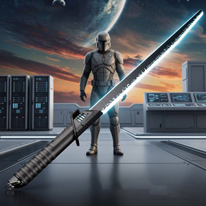 ดาบไลท์เซเบอร์ Nexussabers รุ่น Dark Saber ผลิตด้วยเครื่อง CNC ดาบ Graflex Saber Katana พร้อมเสียง 34 แบบ สำหรับฝึกซ้อม ของเล่นเรืองแสง - Product Image 1