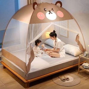 Moustiquaire pliable pour lit de 1,8 mètre, installation facile, avec support en fibre de verre, pour usage domestique, anti-moustiques - Product Image 6