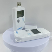 Potmagic M100, Registrador de Temperatura USB Multiusos con Pantalla LCD, Informe en PDF, Plástico, 32000 Puntos