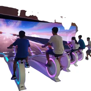 Innovation Bicycle Interactive Game First-rate Application In Business Centers Sports Interactive Projection Wall