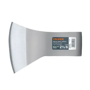 BOX 4 Formato standard 2-1/2 libbre Ascia da lavoro, senza manico, TRUPER - Product Image 1