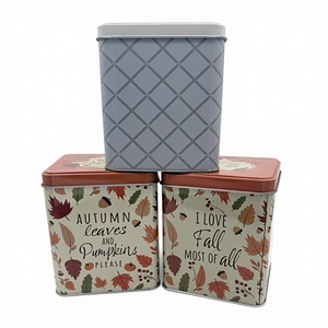 Hongli HL-0010 Factory Custom Tinplate Canister Storage Container Rectangular Metal Box Packaging Glossy Finish Luxury Tea <strong>Can</strong> - Product Image 3