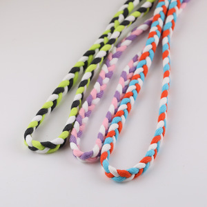 Three Strand <b>Braided</b> Rope Bag Hanger Colorful Hand Knitted DIY Jewelry <b>Accessories</b> for Crossbody Bag - Product Image 5