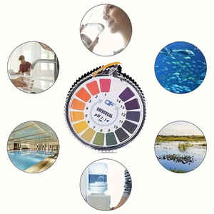 กระดาษลิตมัส<span class=keywords><strong>แบบ</strong></span>ม้วน 5 ม. ค่า pH 1-14 กระดาษทดสอบค่า pH อเนกประสงค์สำหรับวัดคุณภาพน้ำ ดิน และกรด-ด่าง - Product Image 6