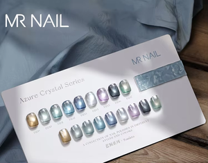 <span class=keywords><strong>Mrnail</strong></span> ชุดกาวทาเล็บเจล UV สำหรับตาแมวสีน้ำเงิน - Product Image 1