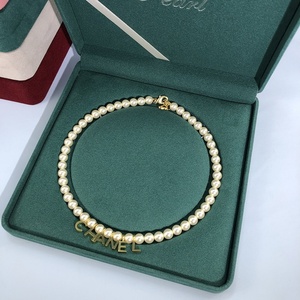 Caja de Joyería Rectangular de Terciopelo para Collares de Perlas Grandes, con Patrón Liso, Empaquetado al por Mayor para el Día de la Madre - Product Image 2