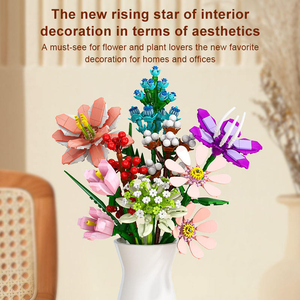 12 cajas creativas Kawaii taza <span class=keywords><strong>de</strong></span> té <span class=keywords><strong>de</strong></span> plástico bloque <span class=keywords><strong>de</strong></span> construcción ramo <span class=keywords><strong>de</strong></span> flores DIY Rosa <span class=keywords><strong>ladrillos</strong></span> DIY <span class=keywords><strong>ladrillos</strong></span> diseño decoración escritorio montaje Juguetes - Product Image 4