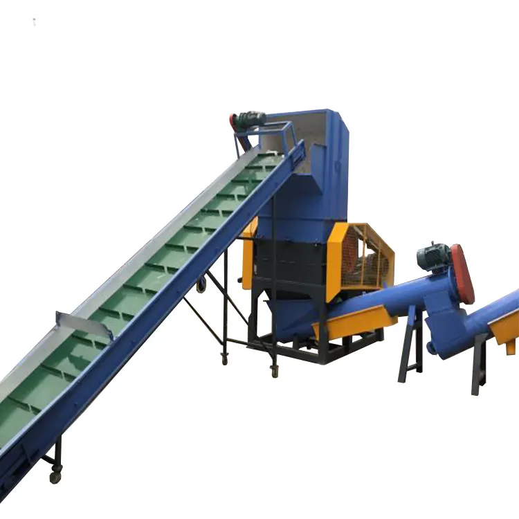 New condition factory price 400-1500kg/h PE/PP plastic film recycling machine washing line