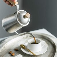 Ensemble de 6 tasses à espresso blanches de 4 oz avec soucoupes et support en métal pour cappuccino, café et thé