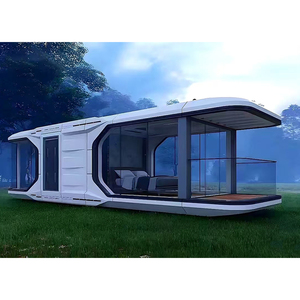 Casa Prefabricada Moderna Tipo Cápsula Espacial, Edificio de Oficinas, Centro Comercial, Casa Móvil con Estructura de Acero Galvanizado, Impermeable, de Instalación Rápida - Product Image 6