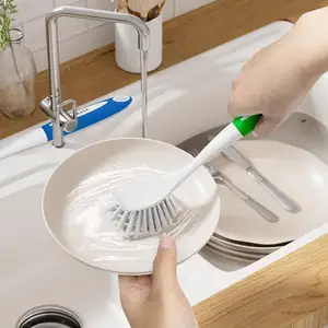 Afwasborstel Met Handvat Keuken Scrub Borstels Voor Het Reinigen Van Scrubber Met Stijve Haren Voor Potten Pannen Gootsteen