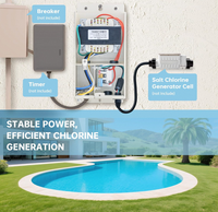 Centres de production d'énergie 520556 compatibles avec les systèmes de générateurs de chlore au sel Pentair IntelliChlor IC20 IC40 IC60 pour piscines