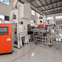 Machine automatique de fabrication de contenants en aluminium ronds de 6,5 pouces, 63 tonnes, cadre en C, LK-T63