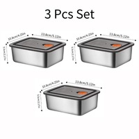 Boîtes alimentaires en acier inoxydable avec couvercles, boîte à lunch, contenants alimentaires réutilisables empilables