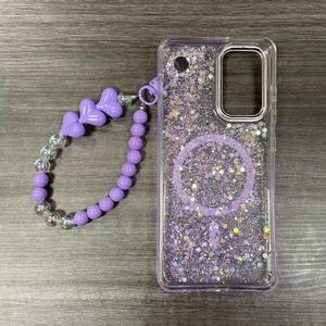Para <span class=keywords><strong>Google</strong></span> <span class=keywords><strong>PIXEL</strong></span> 8A 9A Imprimir patrón magnético TPU Funda de teléfono para Samsung A32 A16 S26 Fancy Glitter Phone Case con Love Chain - Product Image 6