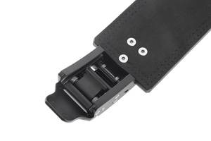 Logo personnalisable ceinture légère réglable en cuir de vachette ceinture de protection sportive accroupie d'haltérophilie pour la salle de sport - Product Image 3