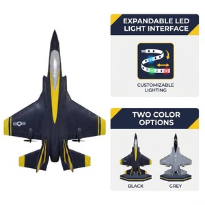 Avión teledirigido LKTOYS FX935 con luz, planeador de espuma con radiocontrol, modelo de aeronave, juguetes RC - Product Image 5