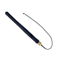 Antena aérea de 2,4 GHz 3dBi WiFi 2,4G, enrutador inalámbrico macho de 2, 1, 2, 2, 1 cm PCI U.FL IPX a 1, ESP8266 ESP32, cable flexible macho