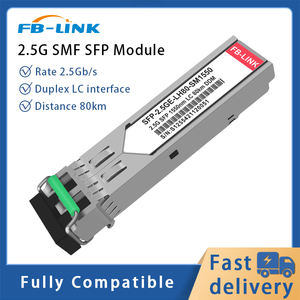 2,5G 1550nm 80km Módulo SFP <span class=keywords><strong>de</strong></span> fibra dual <span class=keywords><strong>de</strong></span> modo único Transceptor <span class=keywords><strong>de</strong></span> fibra óptica para <span class=keywords><strong>Cisco</strong></span> Mikrotik Ethernet Switch Media Converter - Product Image 3