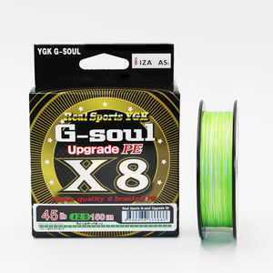 YGKPE G SOUL X8 actualización 150M/200M hecho <span class=keywords><strong>en</strong></span> Japón Super fuerte 8 hebras multifilamento PE trenzado línea de pesca 14LB-60LB lago río - Product Image 1