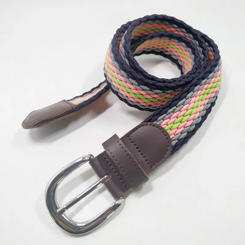Designer knitted men braided metal wide elastic waist strap ladies belts famous brands belts for men women clothing