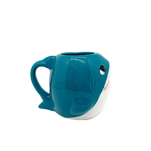 Tazas de Café de Cerámica de Porcelana con Dibujos Animados de Tiburones, Lindas, al por Mayor, de Alta Calidad, Aptas para Alimentos, Aptas para Microondas, MOQ <span class=keywords><strong>1000</strong></span> - Product Image 5