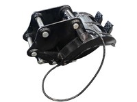 Grappin hydraulique pour la manutention de grumes, de pierres, de ferraille et de bois, adapté aux excavatrices de 5 tonnes, idéal pour les travaux de démolition et de démolition en chantier.