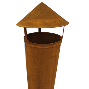 Chimenea Alta para Jardín, Nueva, de Acero, para <span class=keywords><strong>Leña</strong></span>, con Palo para Chimenea - Product Image 6