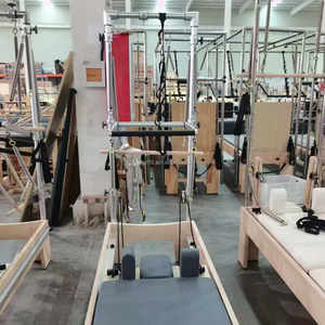 Reformer de Pilates Maple para Entrenamiento Profesional con Media Torre y Rieles de Aluminio para Uso en Estudio, Hogar y Comercial - Product Image 6