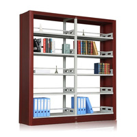 Étagère de bibliothèque entièrement en acier, rayonnage métallique réglable, unité principale et unité d'extension pour l'archivage et le stockage de livres au bureau