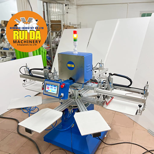Máquina Automática de Serigrafía, Tamaño de Paleta 250x300mm, Máquina de Impresión de Marcas con 8 Estaciones para Taller - Product Image 6