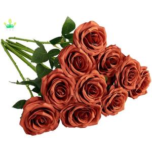 باقة ورد اصطناعية, باقة ورد من أجل باقات الزفاف ، باقة من الحرير الاصطناعي ، باللون الأبيض - Product Image 1