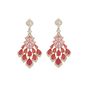 Femmes rétro haut de gamme européen américain Chinoiserie gland boucles <span class=keywords><strong>d</strong></span>'oreilles <span class=keywords><strong>argent</strong></span> aiguille Zircon <span class=keywords><strong>plume</strong></span> haute tendance géométrique - Product Image 5