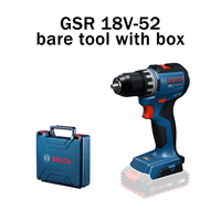 Perceuse-visseuse sans fil BOSCH GSR 18V-52 PRO, perceuse électrique rechargeable, outil électrique professionnel pour usage domestique et industriel
